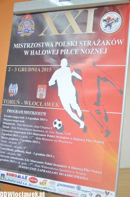 Konferencja prasowa straży pożarnej