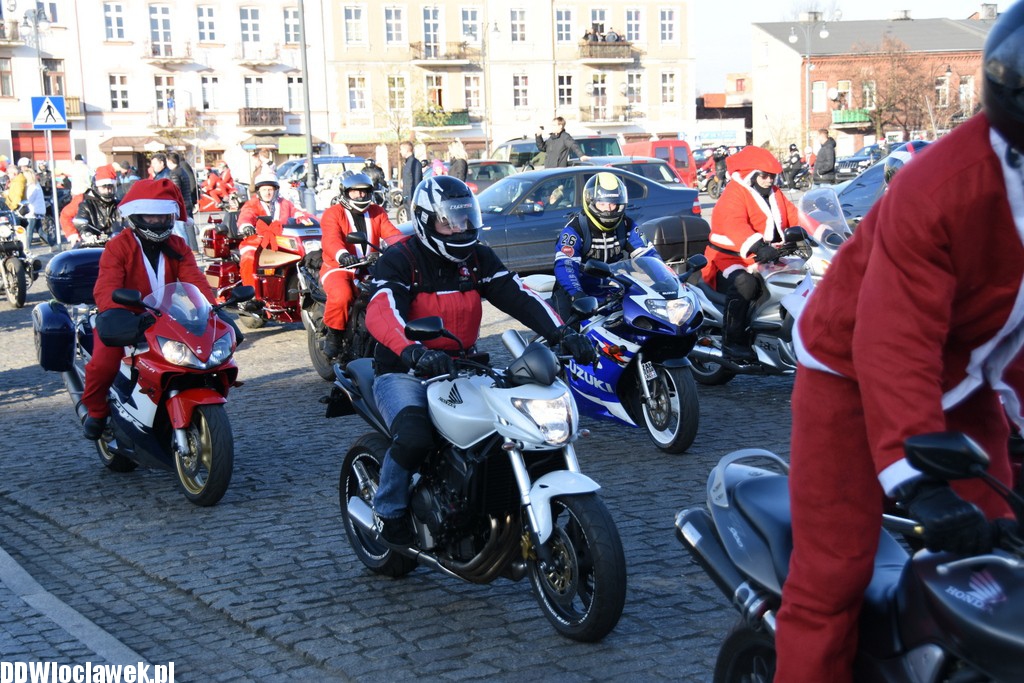 Motomikołajki na Zielonym Rynku