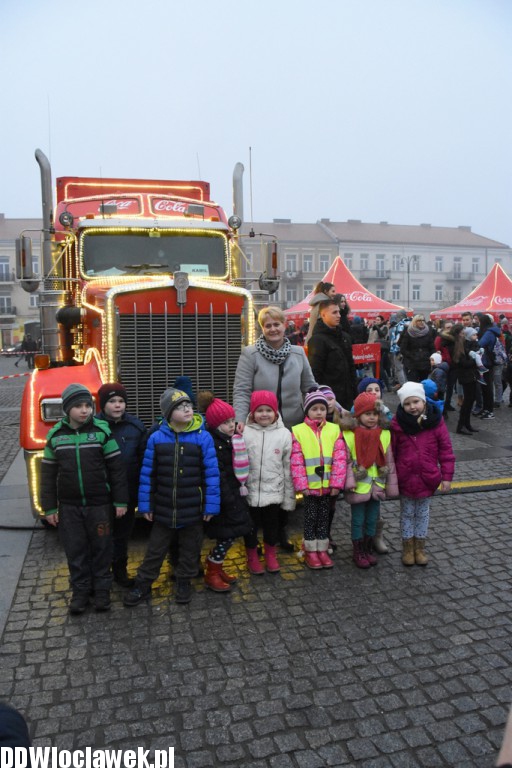 Ciężarówka Coca - Coli we Włocławku