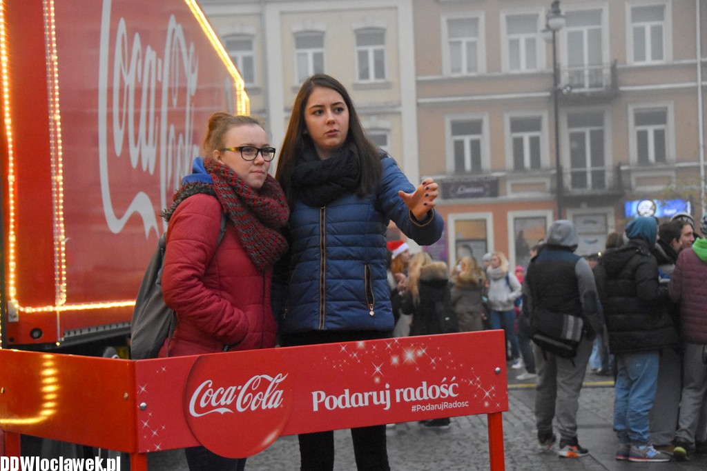 Ciężarówka Coca - Coli we Włocławku