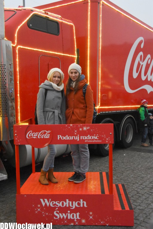 Ciężarówka Coca - Coli we Włocławku