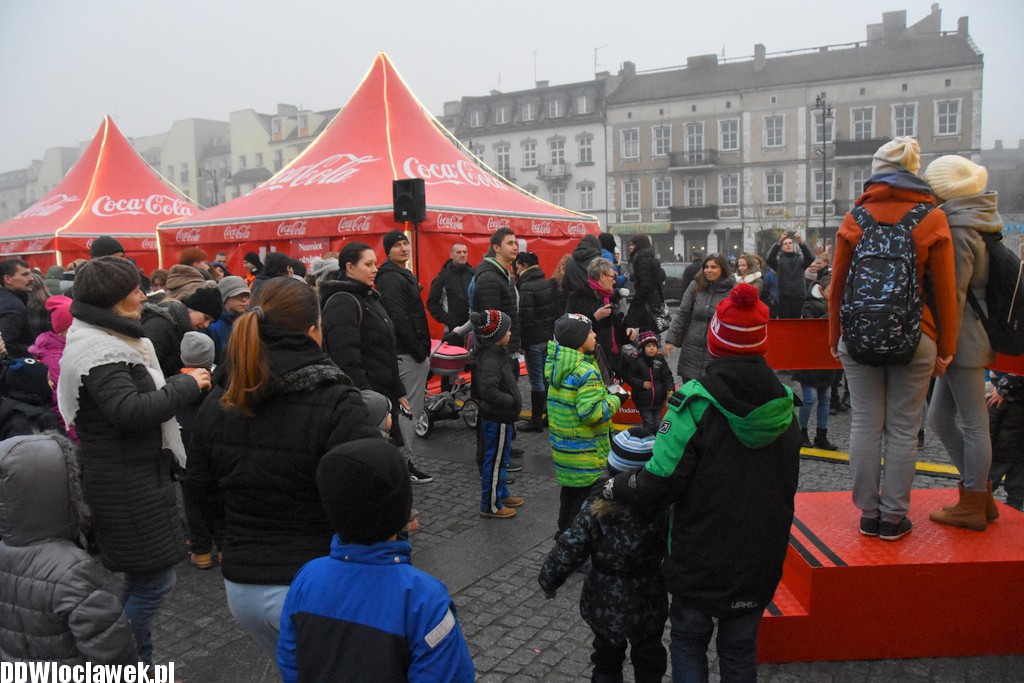 Ciężarówka Coca - Coli we Włocławku