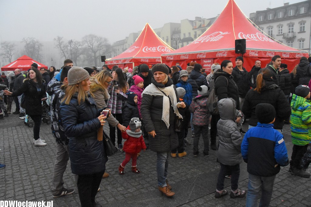 Ciężarówka Coca - Coli we Włocławku