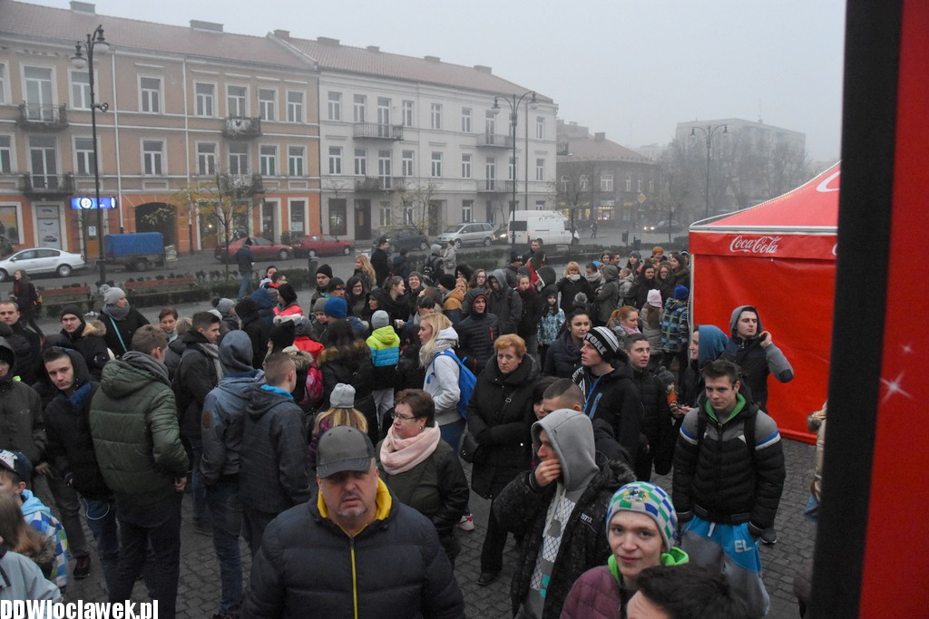 Ciężarówka Coca - Coli we Włocławku