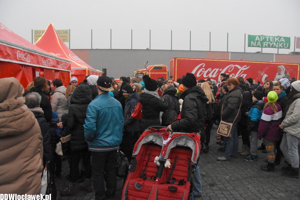 Ciężarówka Coca - Coli we Włocławku