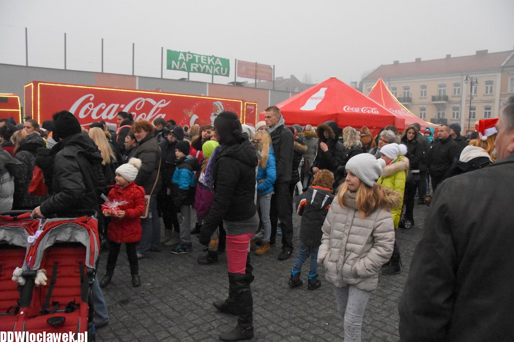 Ciężarówka Coca - Coli we Włocławku