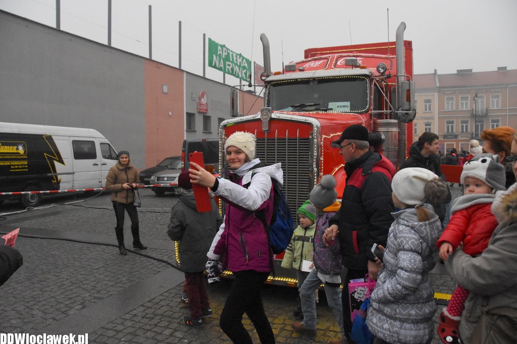 Ciężarówka Coca - Coli we Włocławku