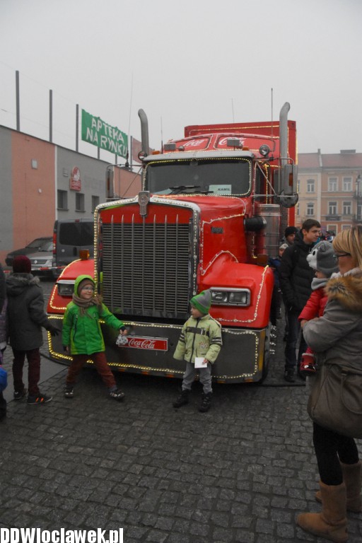 Ciężarówka Coca - Coli we Włocławku