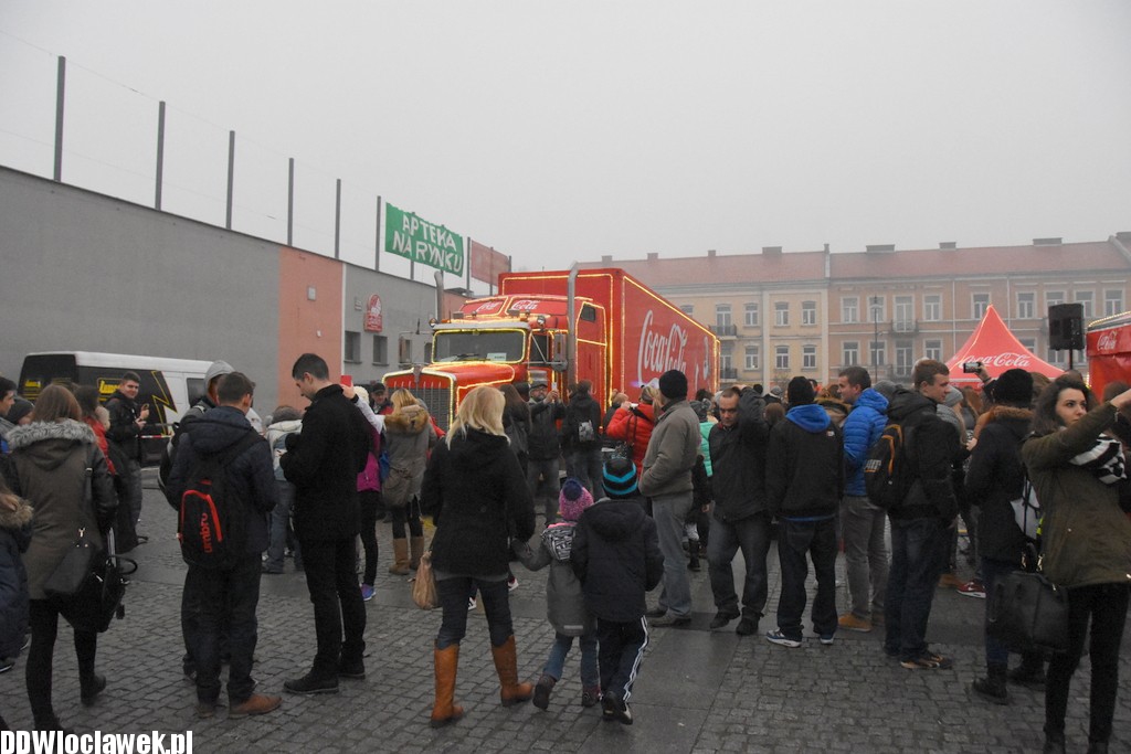 Ciężarówka Coca - Coli we Włocławku