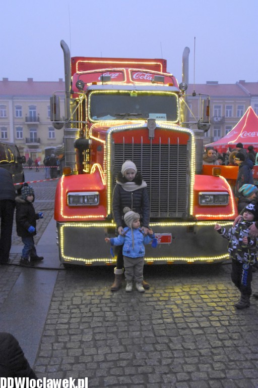 Ciężarówka Coca - Coli we Włocławku