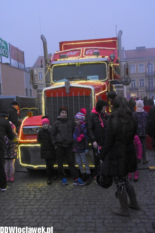 Ciężarówka Coca - Coli we Włocławku