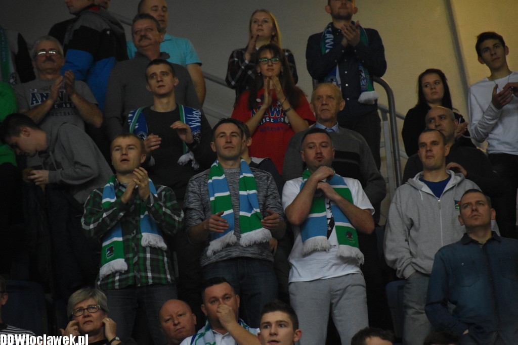 Kibice na meczu Anwil - Siarka