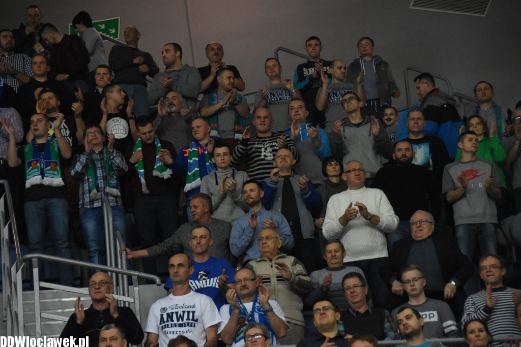 Kibice na meczu Anwil - Siarka