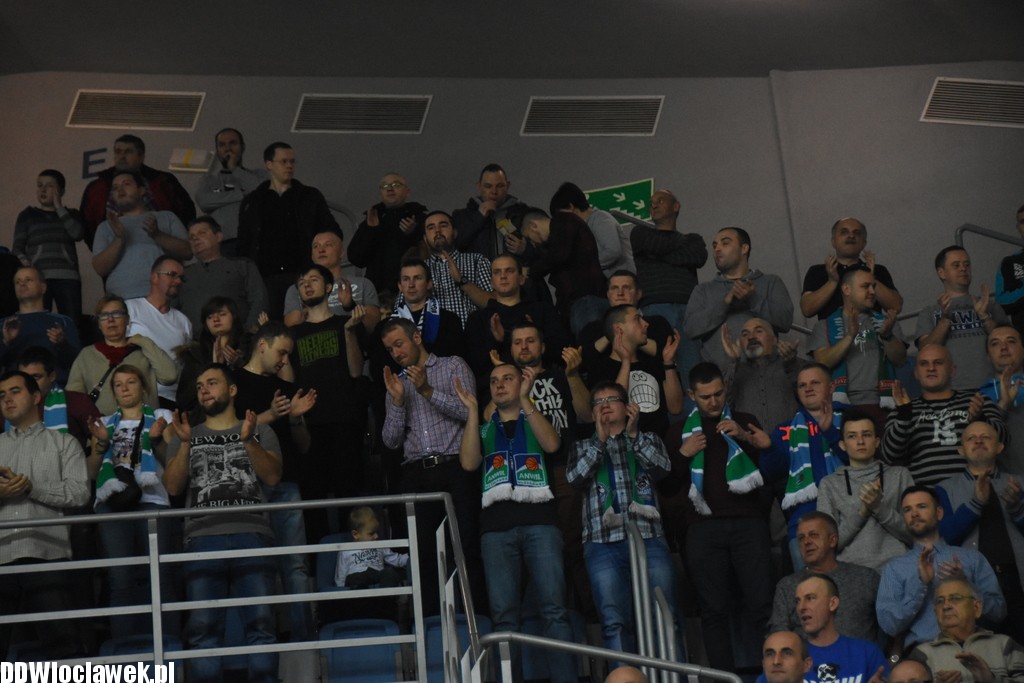 Kibice na meczu Anwil - Siarka