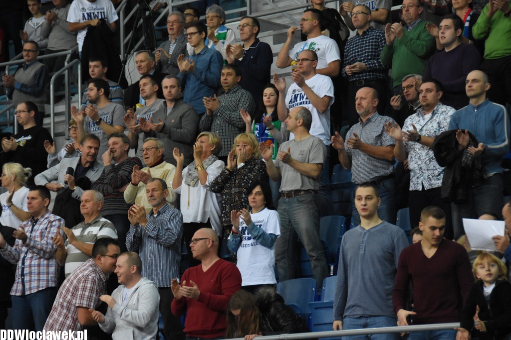Kibice na meczu Anwil - Siarka