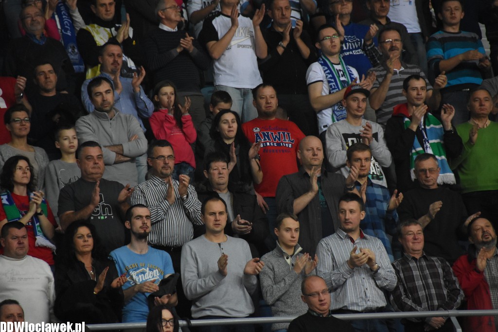 Kibice na meczu Anwil - Siarka
