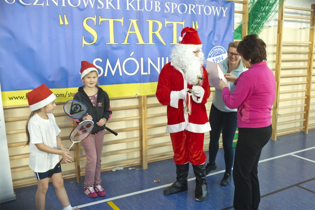 Mikołajkowy turniej badmintona