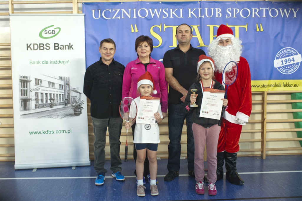 Mikołajkowy turniej badmintona