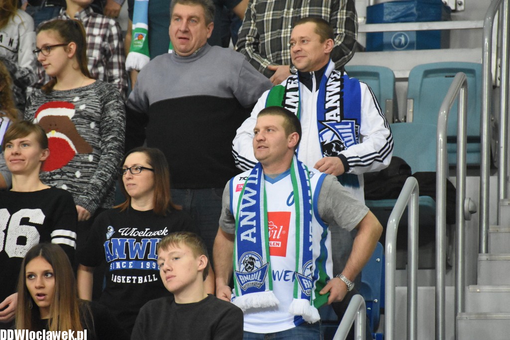 Kibice na meczu Anwil - Trefl