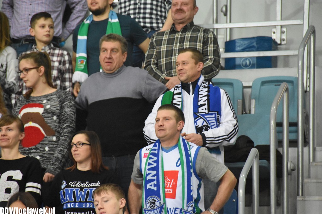 Kibice na meczu Anwil - Trefl