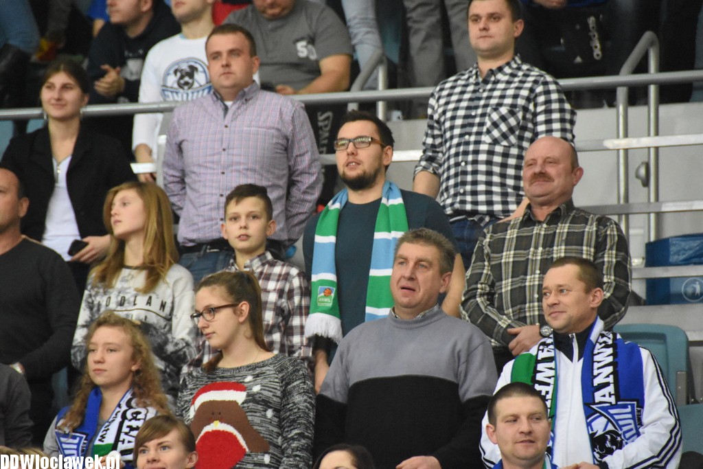 Kibice na meczu Anwil - Trefl