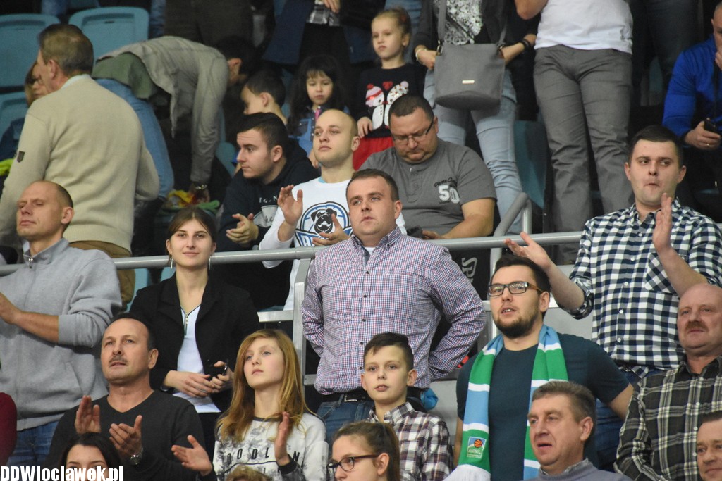 Kibice na meczu Anwil - Trefl