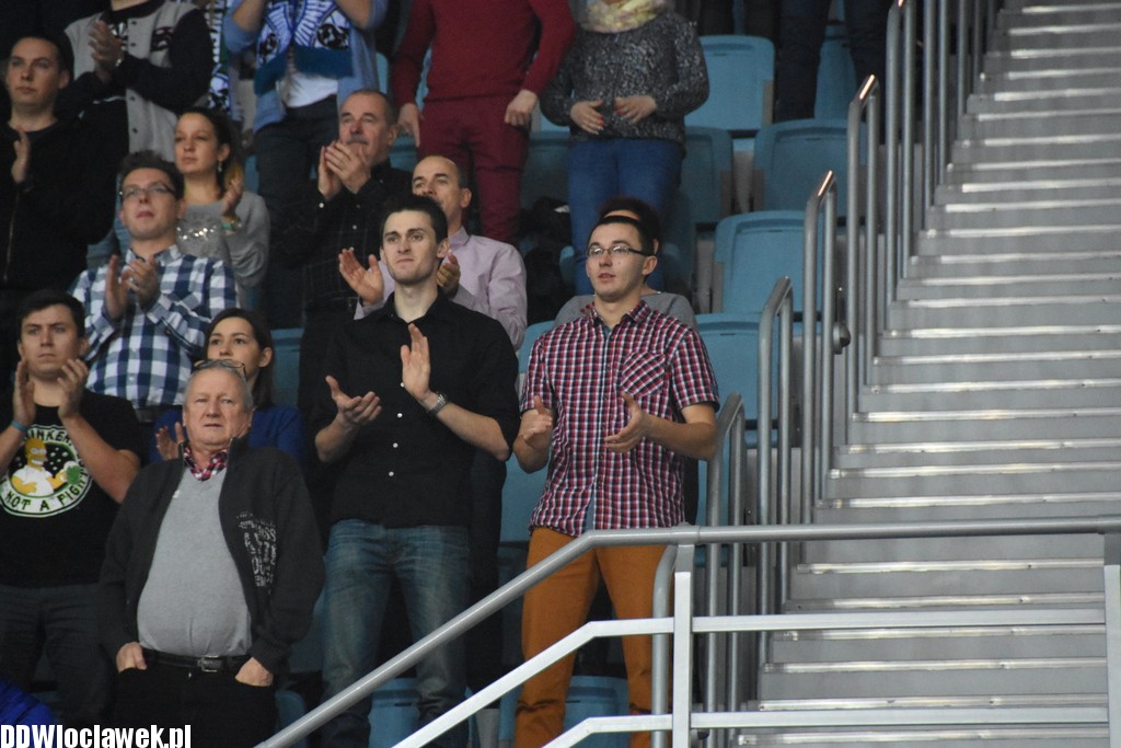 Kibice na meczu Anwil - Trefl