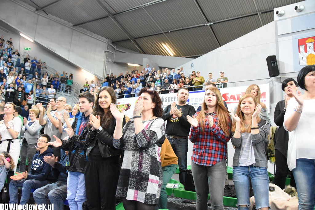 Kibice na meczu Anwil - Trefl