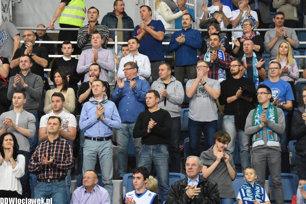 Kibice na meczu Anwil - Trefl