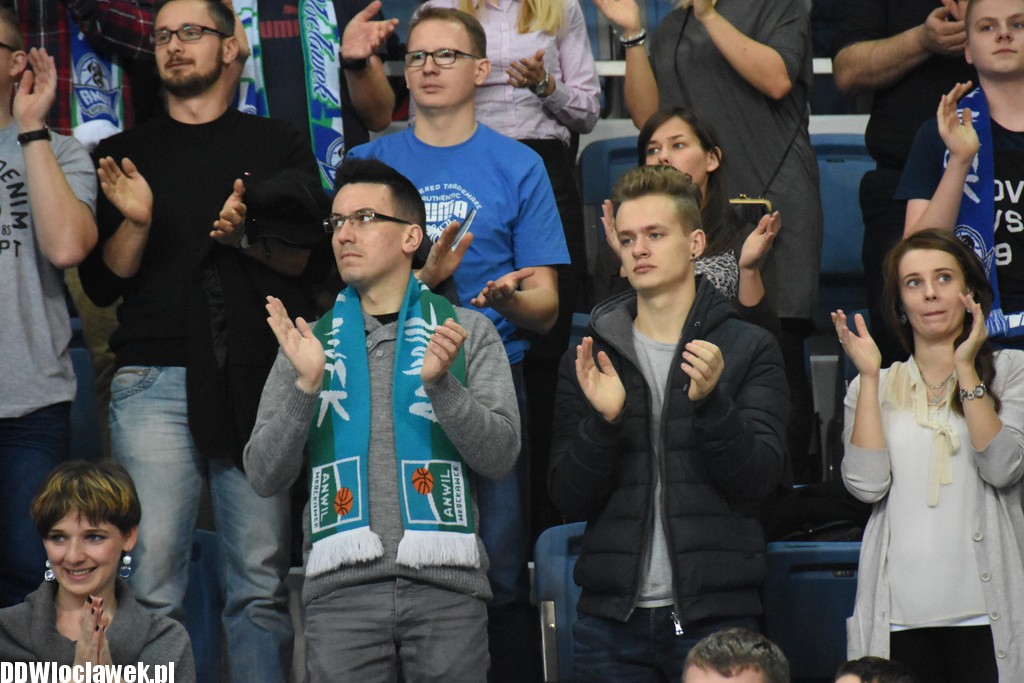 Kibice na meczu Anwil - Trefl