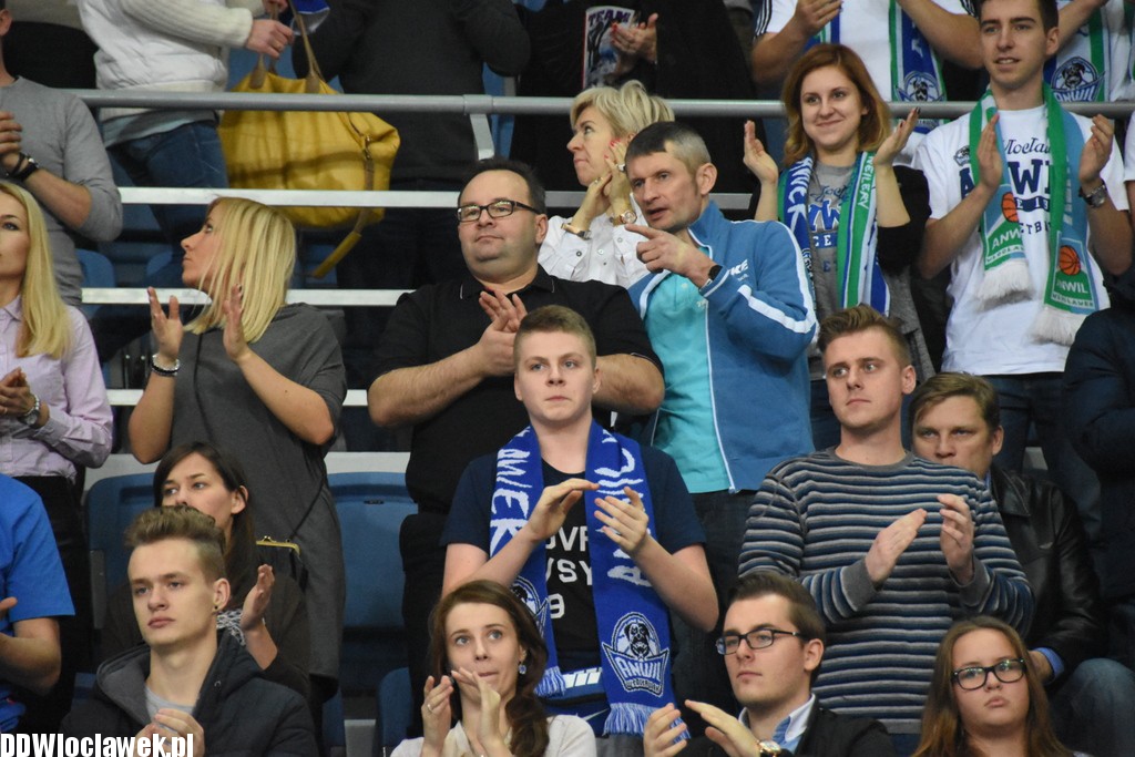 Kibice na meczu Anwil - Trefl