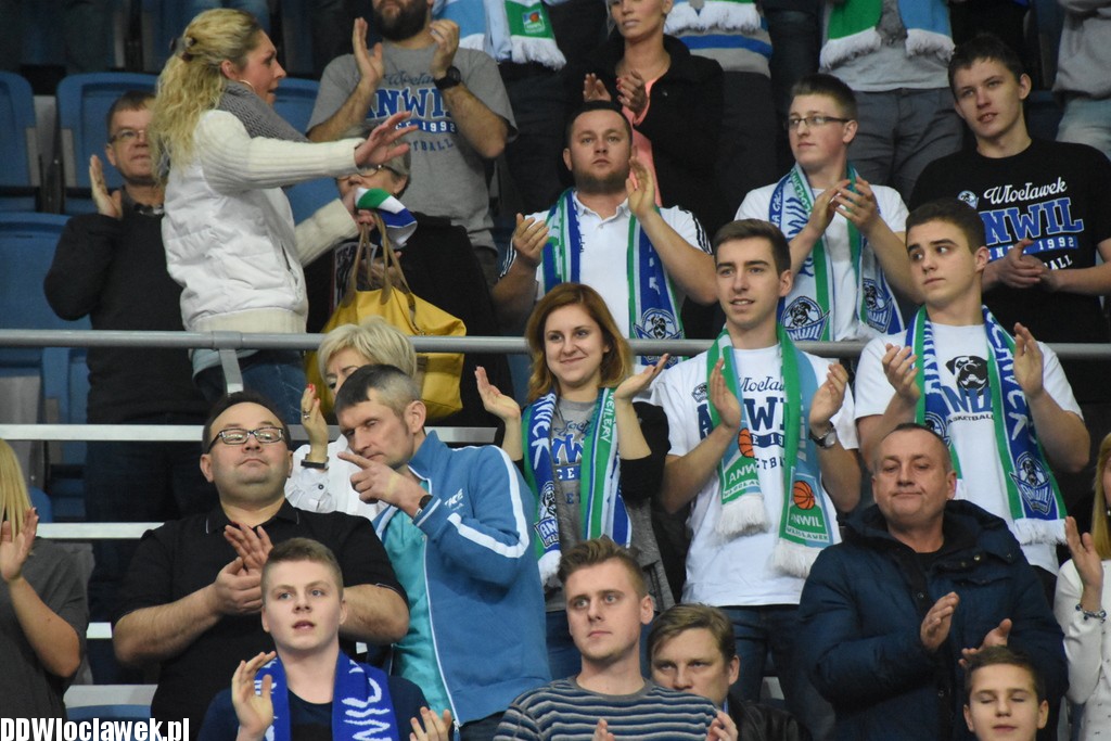 Kibice na meczu Anwil - Trefl