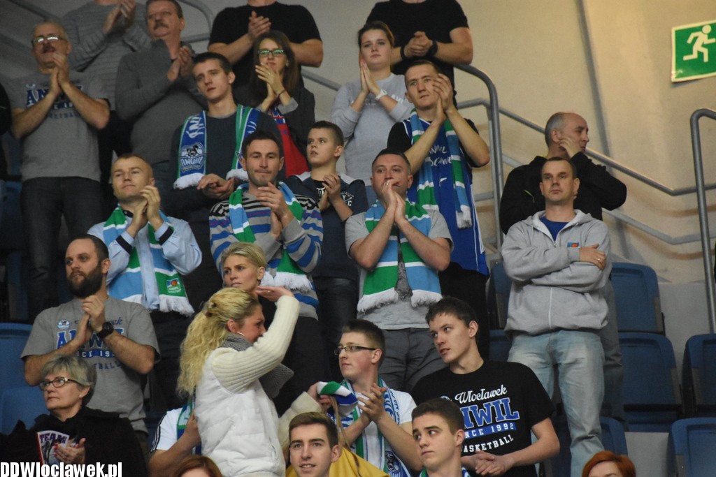 Kibice na meczu Anwil - Trefl