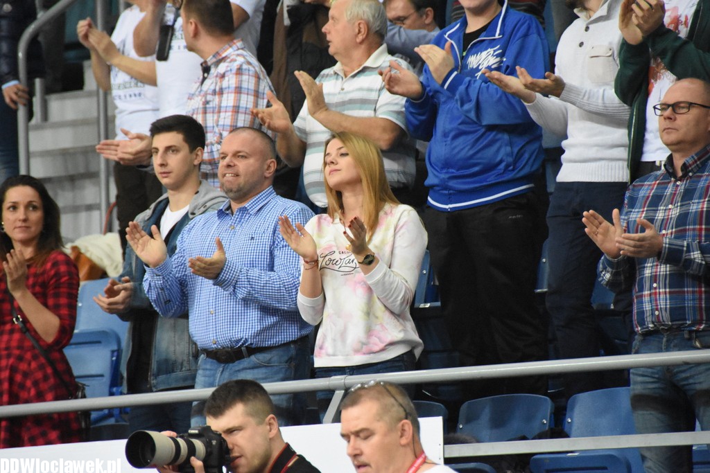 Kibice na meczu Anwil - Trefl