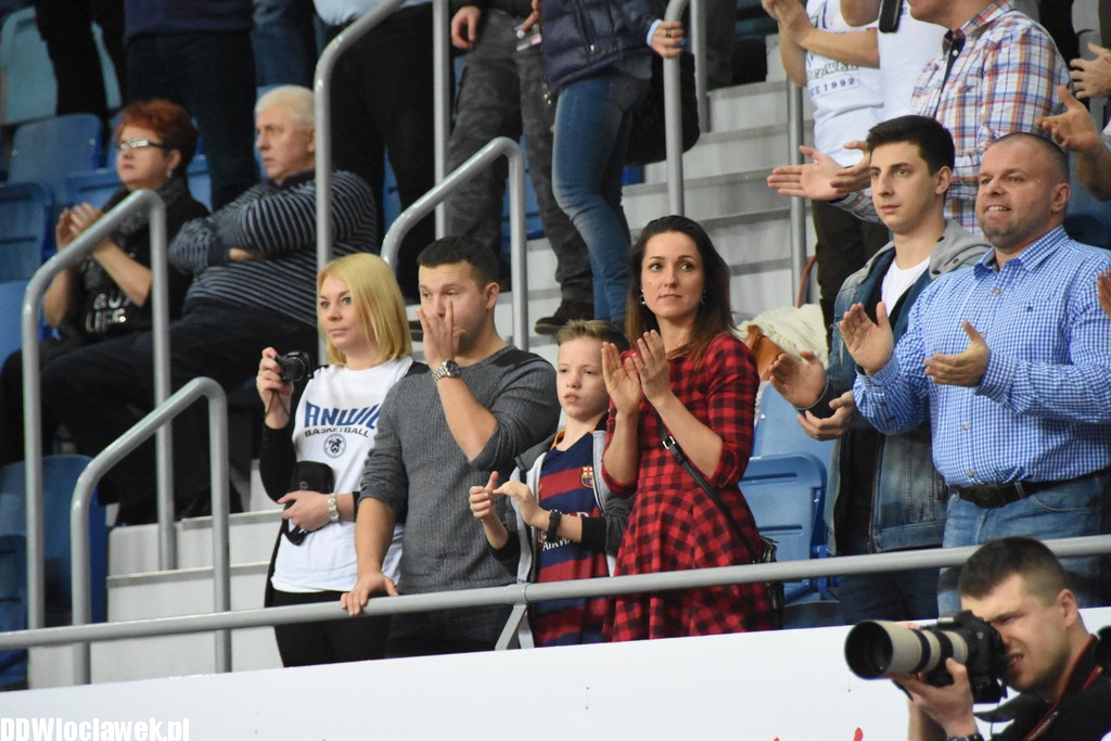 Kibice na meczu Anwil - Trefl