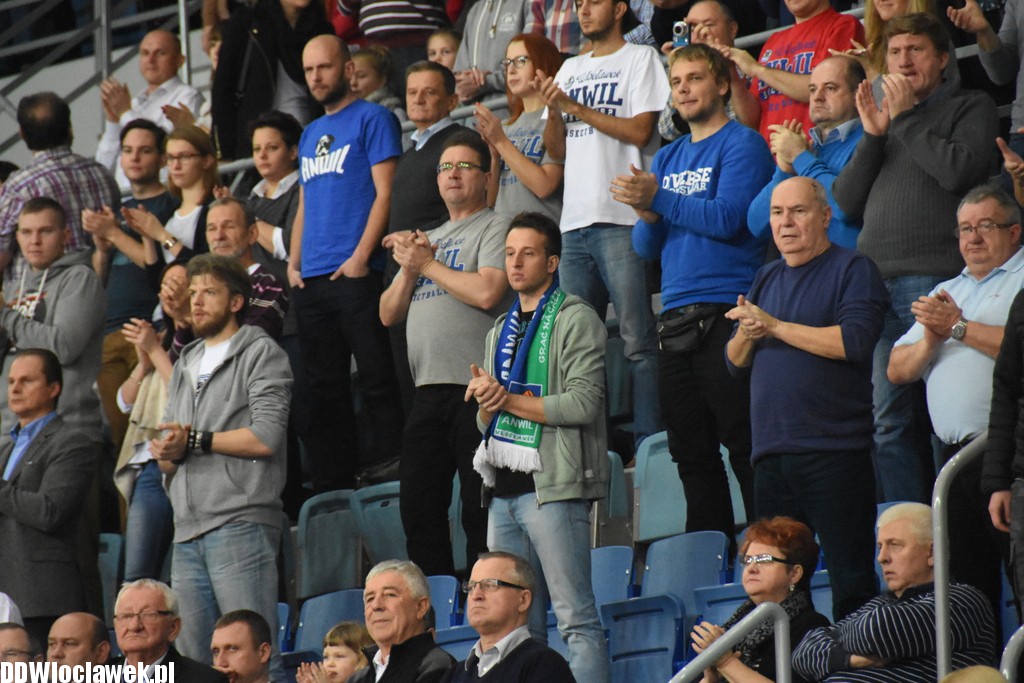 Kibice na meczu Anwil - Trefl