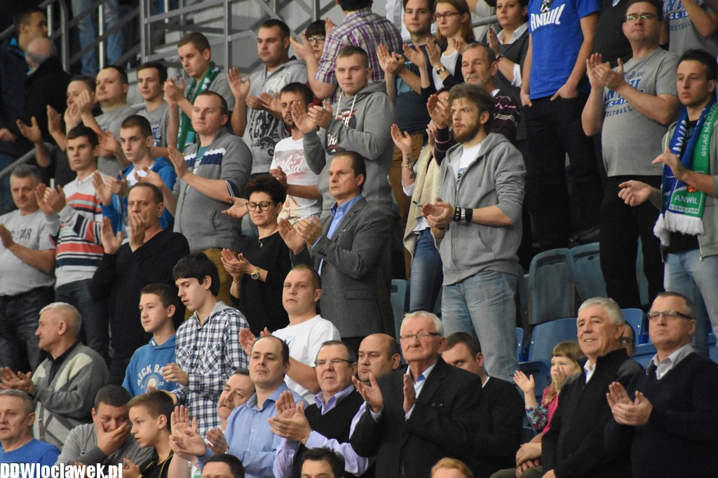 Kibice na meczu Anwil - Trefl