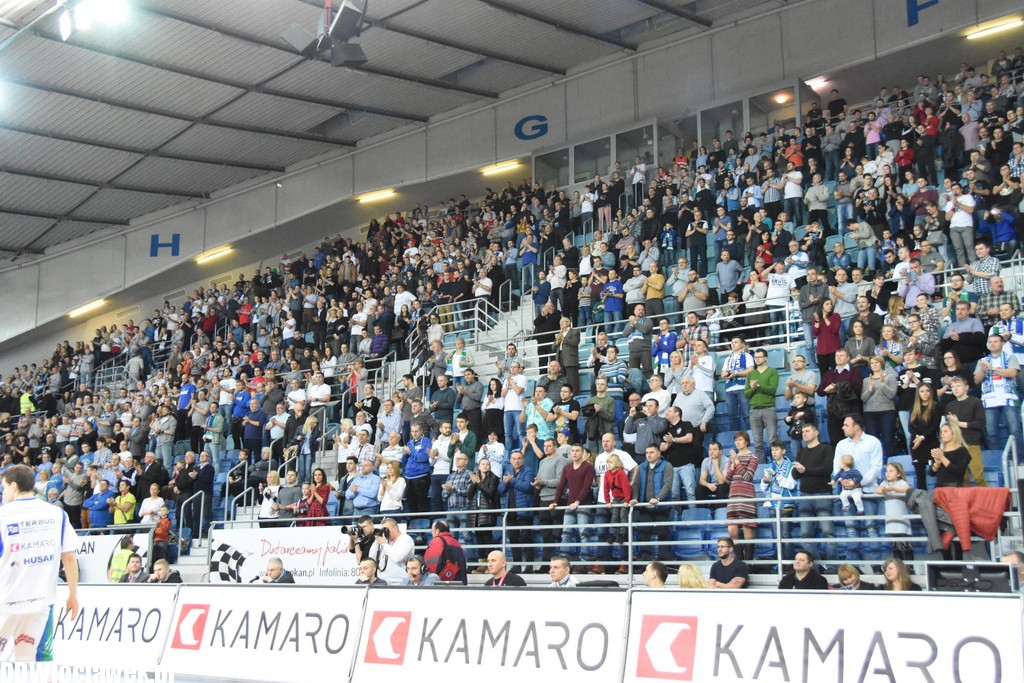 Kibice na meczu Anwil - Trefl