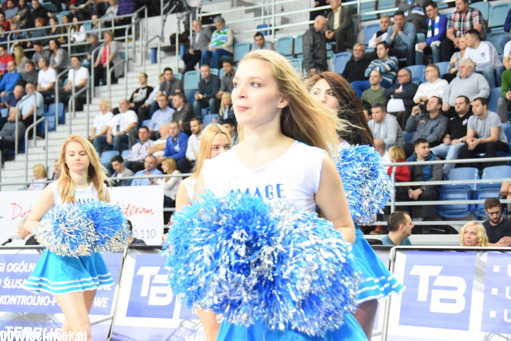 Cheerleaderki na meczu Anwil - Trefl