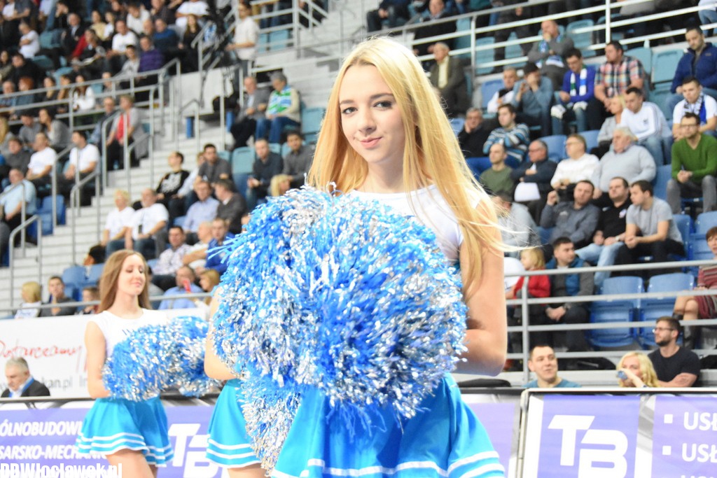Cheerleaderki na meczu Anwil - Trefl