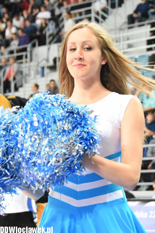 Cheerleaderki na meczu Anwil - Trefl