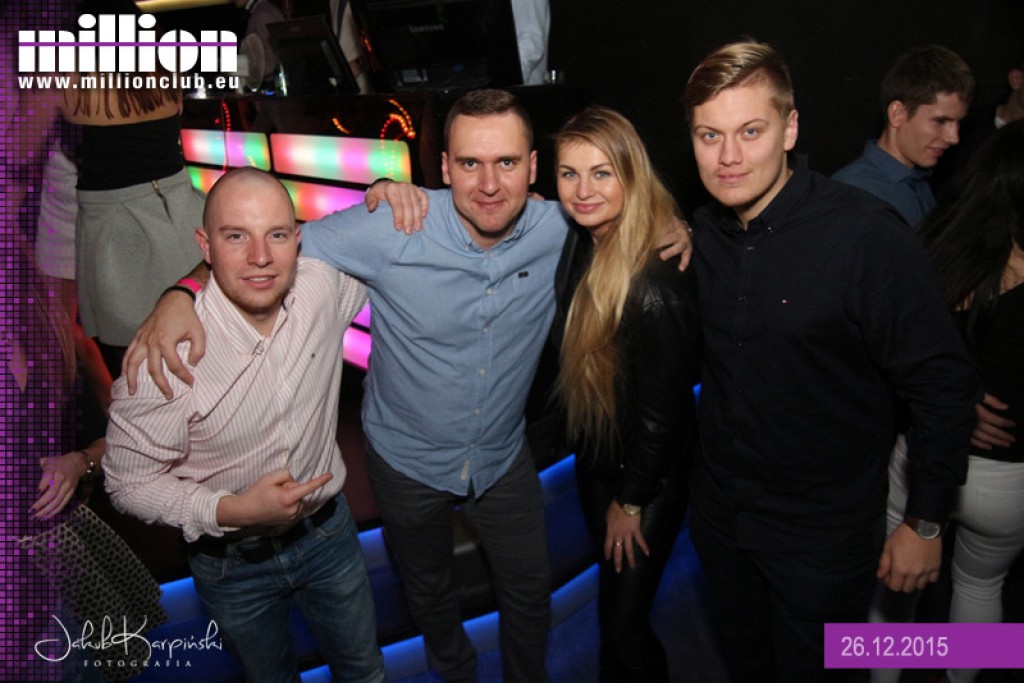 Sobota 26.12  Million Club