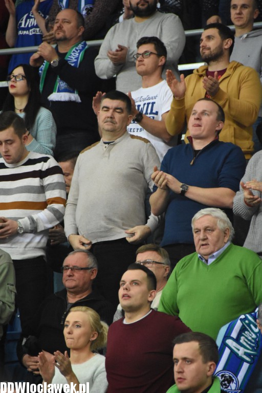 Kibice na meczu Anwil - Toruń