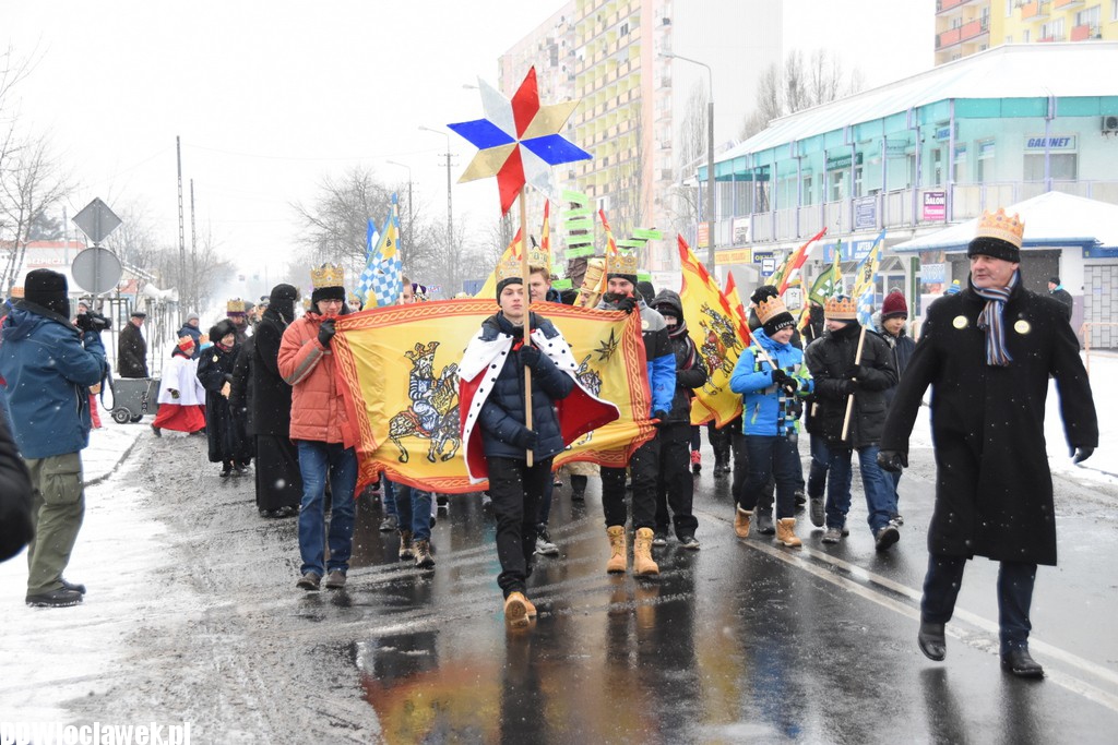 Orszak Trzech Króli na ulicach Włocławka