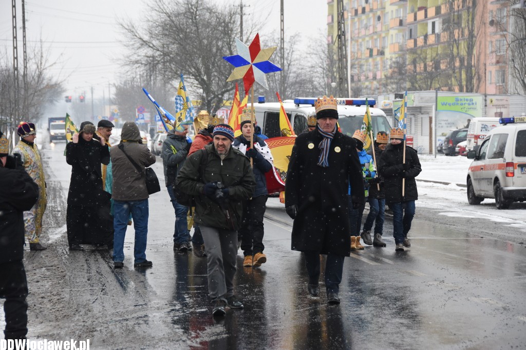Orszak Trzech Króli na ulicach Włocławka