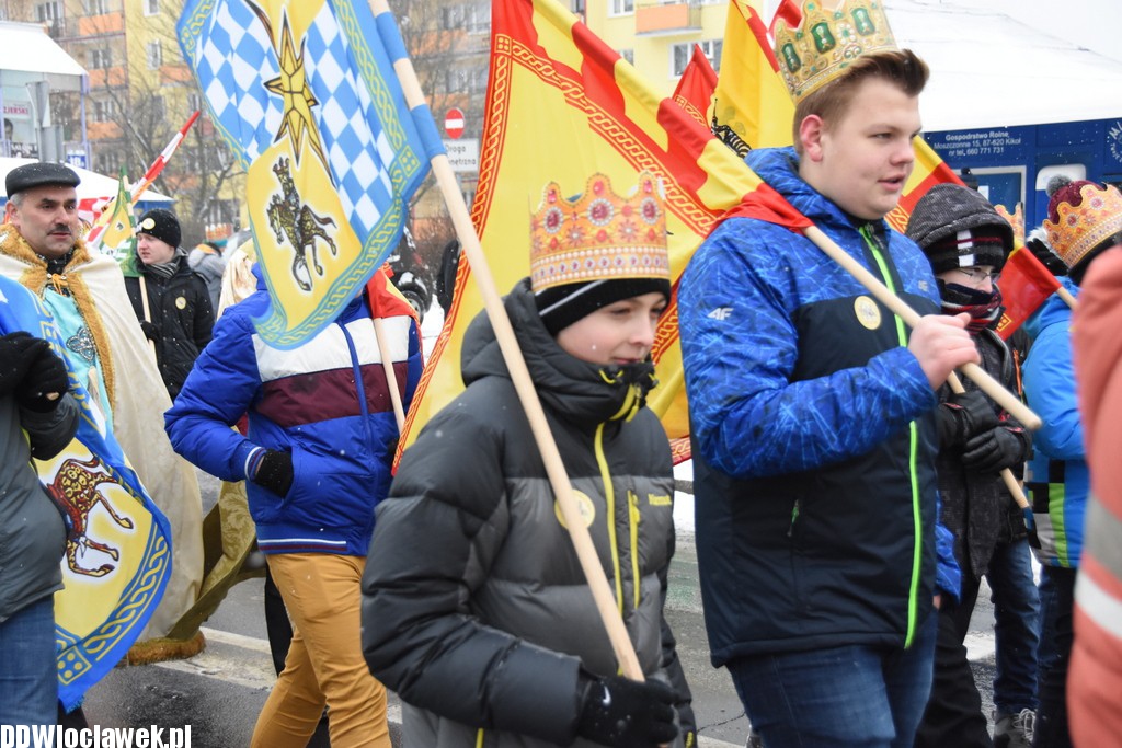 Orszak Trzech Króli na ulicach Włocławka