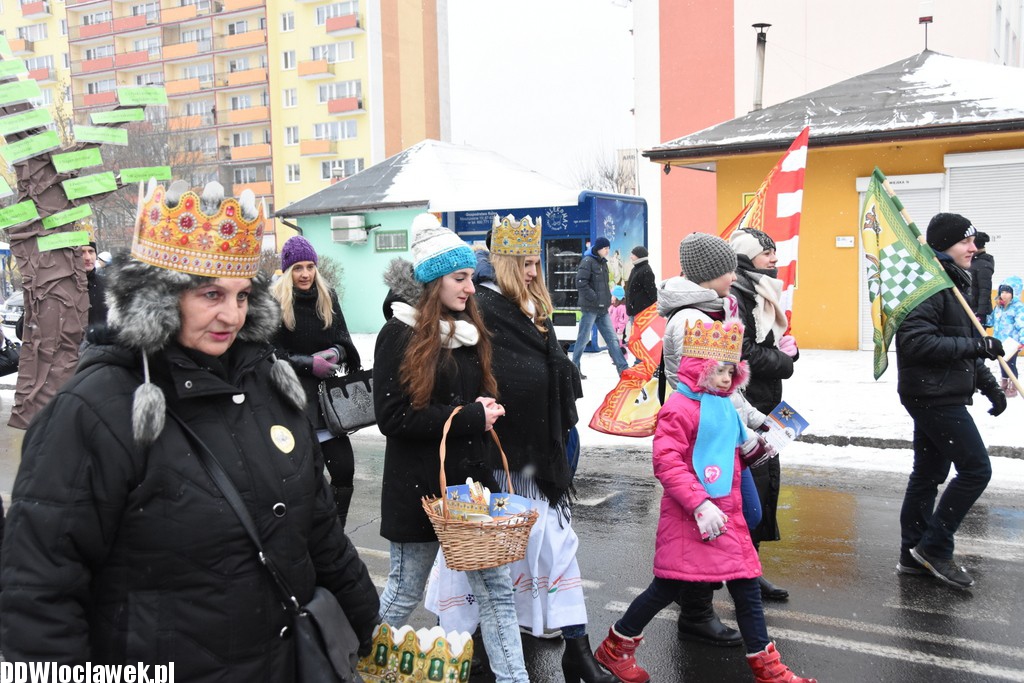 Orszak Trzech Króli na ulicach Włocławka