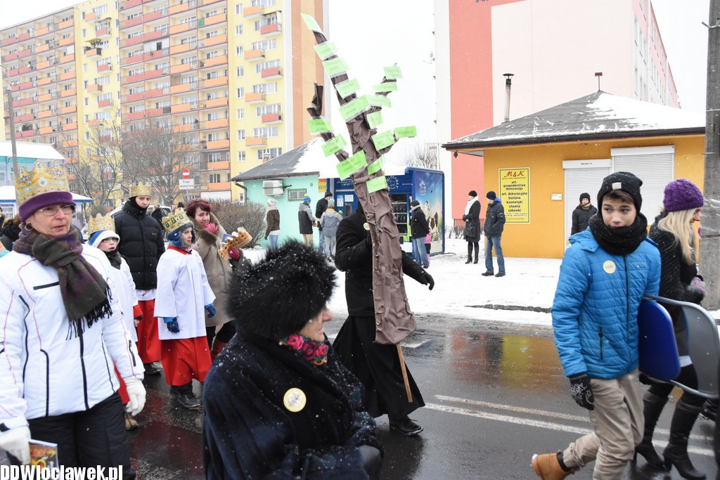 Orszak Trzech Króli na ulicach Włocławka