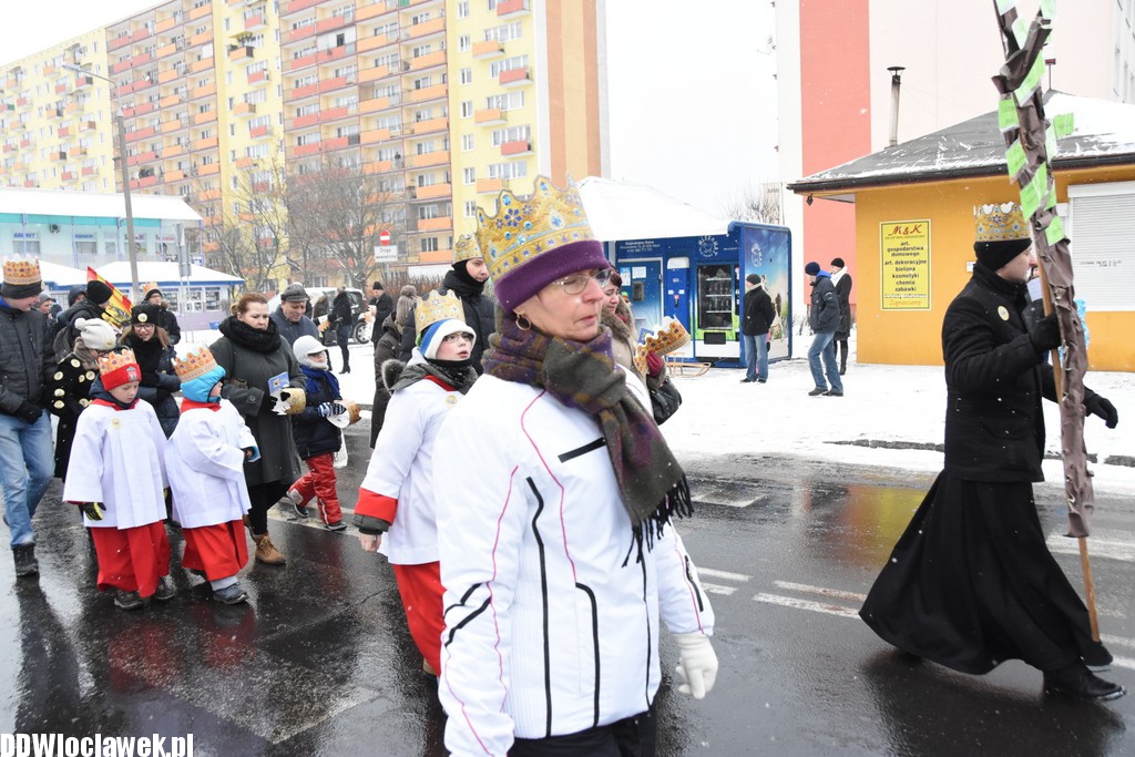 Orszak Trzech Króli na ulicach Włocławka