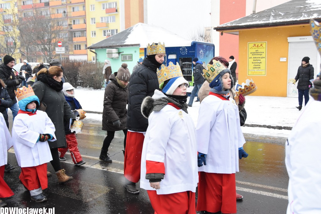Orszak Trzech Króli na ulicach Włocławka